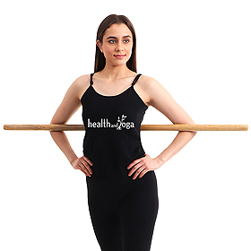 StretchNHeal Wooden Yoga Exercise Stick